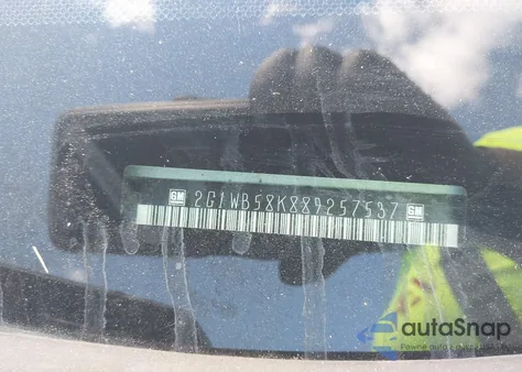 2008 Chevrolet Impala Ls from USA, damaged, VIN 2G1WB58K889257537